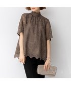 【23区/NIJYUSANKU】の【APPLAUDIR】Brocheリボンブーケレース ブラウス 人気、トレンドファッション・服の通販 founy(ファニー) ファッション Fashion レディースファッション Fashion for Women トップス・カットソー Cut & Sew Tops シャツ・ブラウス・オフィスカジュアル Elegant Blouses & Button-Ups エレガント 上品 Elegant 春 Spring ケミカル Chemical, Chemical Wash コレクション Collection, Seasonal Line デニム Denim, Jeans Material トレンド Trend, Trending Now ドレス Dress, One-Piece 手描き Hand-Drawn, Illustrated 手編み Hand-Knitted, Handmade Knit パーティ Party, Party Style フランス France, French ボトム Bottoms, Lower Wear モチーフ Motif, Design Theme リボン Ribbon, Bow レース Lace, Lace Fabric S/S・春夏 SS, Spring/Summer, Warm Season 夏 Summer 結婚式 Wedding 2026年 2026 thumbnail ブラウン系|ID: prp329100004891338 ipo3291000000036561587