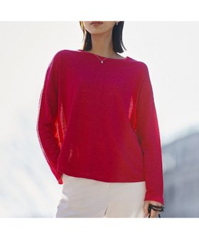 【アイシービー/iCB】のリネンレーヨンハイゲージ プルオーバーニット 人気、トレンドファッション・服の通販 founy(ファニー) ファッション Fashion レディースファッション Fashion for Women トップス・カットソー Cut & Sew Tops ニット Knit Tops & Sweaters カジュアルプルオーバー・ニットトップス Pullovers & Knit Tops / Casual Pullovers 春 Spring シャンブレー Chambray, Denim-Like Fabric セーター Sweater, Knitwear ドレープ Drape, Draping Fabric 長袖 Long Sleeve, Full Sleeve ベーシック Basic, Essential リネン Linen, Linen Fabric S/S・春夏 SS, Spring/Summer, Warm Season 夏 Summer 2026年 2026 |ID:prp329100004891364