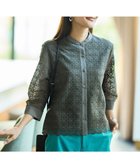 【自由区/JIYU-KU】の【カタログ掲載】ジオメトリックレース ブラウス 人気、トレンドファッション・服の通販 founy(ファニー) ファッション Fashion レディースファッション Fashion for Women トップス・カットソー Cut & Sew Tops シャツ・ブラウス・オフィスカジュアル Elegant Blouses & Button-Ups エレガント 上品 Elegant クロップド Cropped, Short Length シンプル Simple, Minimal トレンド Trend, Trending Now バランス Balance, Style Balance フレア Flare, Flared ブロッキング Color Blocking, Panel Design ボトム Bottoms, Lower Wear レース Lace, Lace Fabric ワイド Wide, Wide Fit 夏 Summer 春 Spring S/S・春夏 SS, Spring/Summer, Warm Season 無地 Plain, Solid Color 透かし Cut-Out, Lacework thumbnail カーキ|ID: prp329100004891394 ipo3291000000036562217