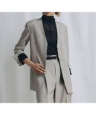 【アイシービー/iCB】の【WEB&一部店舗限定】 SerikaWorsted ジャケット 人気、トレンドファッション・服の通販 founy(ファニー) ファッション Fashion レディースファッション Fashion for Women アウター Coat / Outerwear Collection レディースジャケット・軽アウター Jackets ノーカラージャケット / シンプル上品コーデ Collarless Jackets 春 Spring カーディガン Cardigan, Knitwear ショート Short, Short Length シルク Silk, 100% Silk ジャケット Jacket, Outerwear ストレート Straight, Straight Cut トレンチ Trench, Trench Coat ドレープ Drape, Draping Fabric ミックス Mix, Mixed Style ランダム Random, Irregular ワイド Wide, Wide Fit S/S・春夏 SS, Spring/Summer, Warm Season 夏 Summer エレガント 上品 Elegant 2026年 2026 thumbnail ベージュカーキ|ID: prp329100004891402 ipo3291000000036562343