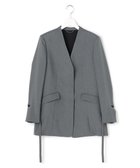 【アイシービー/iCB】の【WEB&一部店舗限定】 SerikaWorsted ジャケット 人気、トレンドファッション・服の通販 founy(ファニー) ファッション Fashion レディースファッション Fashion for Women アウター Coat / Outerwear Collection レディースジャケット・軽アウター Jackets ノーカラージャケット / シンプル上品コーデ Collarless Jackets 春 Spring カーディガン Cardigan, Knitwear ショート Short, Short Length シルク Silk, 100% Silk ジャケット Jacket, Outerwear ストレート Straight, Straight Cut トレンチ Trench, Trench Coat ドレープ Drape, Draping Fabric ミックス Mix, Mixed Style ランダム Random, Irregular ワイド Wide, Wide Fit S/S・春夏 SS, Spring/Summer, Warm Season 夏 Summer エレガント 上品 Elegant 2026年 2026 thumbnail ミディアムグレー|ID: prp329100004891402 ipo3291000000036562345