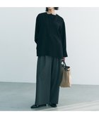 【アンフィーロ 自由区/UNFILO】の【セットアップ着用可】マイビューティ 側章ワイドパンツ チャコール|ID: prp329100004891429 ipo3291000000036562624