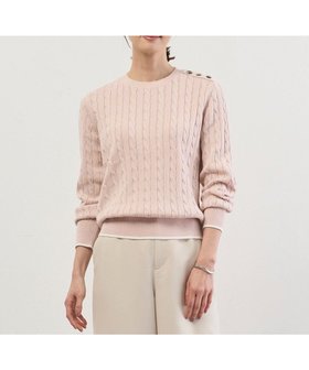 【ジェイ プレス/J.PRESS】のCABLE ニット 人気、トレンドファッション・服の通販 founy(ファニー) ファッション Fashion レディースファッション Fashion for Women トップス・カットソー Cut & Sew Tops ニット Knit Tops & Sweaters オレンジ Orange 春 Spring クラシック Classic, Timeless Style シルケット Silket, Silky Cotton スマート Smart, Elegant セーター Sweater, Knitwear S/S・春夏 SS, Spring/Summer, Warm Season 夏 Summer エレガント 上品 Elegant |ID:prp329100004891443