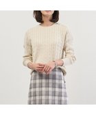 【ジェイ プレス/J.PRESS】のCABLE ニット 人気、トレンドファッション・服の通販 founy(ファニー) ファッション Fashion レディースファッション Fashion for Women トップス・カットソー Cut & Sew Tops ニット Knit Tops & Sweaters オレンジ Orange 春 Spring クラシック Classic, Timeless Style シルケット Silket, Silky Cotton スマート Smart, Elegant セーター Sweater, Knitwear S/S・春夏 SS, Spring/Summer, Warm Season 夏 Summer エレガント 上品 Elegant thumbnail ライトベージュ系|ID: prp329100004891443 ipo3291000000036562796