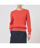 【ジェイ プレス/J.PRESS】のCABLE ニット 人気、トレンドファッション・服の通販 founy(ファニー) ファッション Fashion レディースファッション Fashion for Women トップス・カットソー Cut & Sew Tops ニット Knit Tops & Sweaters オレンジ Orange 春 Spring クラシック Classic, Timeless Style シルケット Silket, Silky Cotton スマート Smart, Elegant セーター Sweater, Knitwear S/S・春夏 SS, Spring/Summer, Warm Season 夏 Summer エレガント 上品 Elegant thumbnail ブラッドオレンジ系|ID: prp329100004891443 ipo3291000000036562801