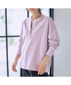 【エニー/ANY】のハーフジップスウェット ラベンダー|ID: prp329100004891469 ipo3291000000036563031