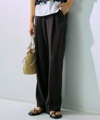 【23区/NIJYUSANKU】の【Oggi掲載/接触冷感/UVカット/吸水速乾】ストレッチジョーゼット ワイド パンツ ダークブラウン系|ID: prp329100004891515 ipo3291000000036563509