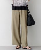 【23区/NIJYUSANKU】の【見上愛さん着用/CLASSY.・STORY掲載】ブライトカルゼ ワイド パンツ カーキ系|ID: prp329100004891522 ipo3291000000036563568