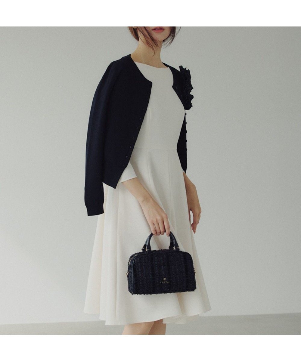 【トッカ/TOCCA】の【宮本茉由さん着用・00サイズあり】SWEET TEA TIME ドレス 人気、トレンドファッション・服の通販 founy(ファニー) 　ファッションモデル・俳優・女優　Models　女性　Women　宮本茉由　MIyamoto Mayu　ファッション　Fashion　レディースファッション　Fashion for Women　ワンピース　Dresses　フォーマル・パーティードレス・結婚式用ドレス　Elegant & Casual Dresses　エレガント 上品　Elegant　秋　Autumn　クラシック　Classic, Timeless Style　シンプル　Simple, Minimal　ジャケット　Jacket, Outerwear　ドレス　Dress, One-Piece　フィット　Fit, Slim Fit　フレア　Flare, Flared　冬　Winter / This Winter　A/W・秋冬　Autumn/Winter　S/S・春夏　SS, Spring/Summer, Warm Season　夏　Summer　 other-1|ID: prp329100004891529 ipo3291000000036563622