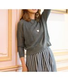 【自由区/JIYU-KU】の【SHIHOさん着用】リネンミドルゲージメッシュ ニット 人気、トレンドファッション・服の通販 founy(ファニー) ファッション Fashion レディースファッション Fashion for Women トップス・カットソー Cut & Sew Tops ニット Knit Tops & Sweaters セーター Sweater, Knitwear トレンド Trend, Trending Now フレンチ French, French Style ベーシック Basic, Essential ボトム Bottoms, Lower Wear メッシュ Mesh, Net Fabric リネン Linen, Linen Fabric 夏 Summer 春 Spring S/S・春夏 SS, Spring/Summer, Warm Season thumbnail ブラウンラメ|ID: prp329100004891535 ipo3291000000036563677