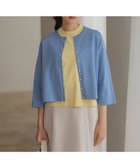【組曲/KUMIKYOKU】のマイラックカラー カーディガン 人気、トレンドファッション・服の通販 founy(ファニー) ファッション Fashion レディースファッション Fashion for Women トップス・カットソー Cut & Sew Tops カーディガン・羽織り Layered Style Cardigans 春 Spring カーディガン Cardigan, Knitwear コンパクト Compact, Small Size シンプル Simple, Minimal ストレッチ Stretch, Stretchy Fabric チャーム Charm, Pendant バランス Balance, Style Balance ビジュー Bijou, Jewel-like Accent ボトム Bottoms, Lower Wear モダン Modern, Contemporary S/S・春夏 SS, Spring/Summer, Warm Season おすすめ Recommended / Our Picks 夏 Summer エレガント 上品 Elegant thumbnail ブルー系|ID: prp329100004891545 ipo3291000000036563773
