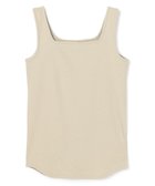 【アンフィーロ 自由区/UNFILO】の【新色登場】スクエアテレコタンクトップ ベージュ|ID: prp329100004891556 ipo3291000000036563838