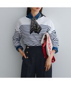 【23区/NIJYUSANKU】のArmor-lux パネルボーダー クロップド カットソー 人気、トレンドファッション・服の通販 founy(ファニー) ファッション Fashion レディースファッション Fashion for Women トップス・カットソー Cut & Sew Tops シャツ・ブラウス・オフィスカジュアル Elegant Blouses & Button-Ups ロングTシャツ・Tシャツ Longline T-Shirts & Tees カットソー・ベーシックTシャツ Cut-and-Sewn Tops / Stretch Tees & Basics 春 Spring カットソー Cut and Sewn Top クロップド Cropped, Short Length なめらか Smooth, Silky Texture バスク Basque, Basque Style バランス Balance, Style Balance フェミニン Feminine, Girly フランス France, French フレンチ French, French Style ベーシック Basic, Essential ボーダー Border, Stripe リラックス Relax, Relaxed Fit ワーク Workwear, Utility Style S/S・春夏 SS, Spring/Summer, Warm Season 夏 Summer エレガント 上品 Elegant 2026年 2026 thumbnail ネイビー系|ID: prp329100004891709 ipo3291000000036564722