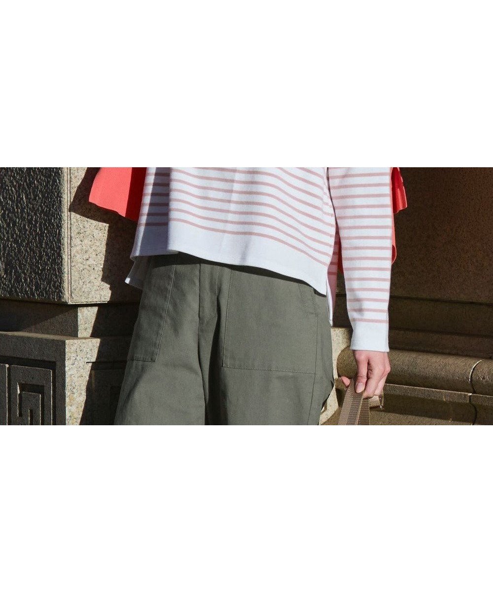 【23区/NIJYUSANKU】のArmor-lux パネルボーダー クロップド カットソー インテリア・キッズ・メンズ・レディースファッション・服の通販 founy(ファニー) 　ファッション　Fashion　レディースファッション　Fashion for Women　トップス・カットソー　Cut & Sew Tops　シャツ・ブラウス・オフィスカジュアル　Elegant Blouses & Button-Ups　ロングTシャツ・Tシャツ　Longline T-Shirts & Tees　カットソー・ベーシックTシャツ　Cut-and-Sewn Tops / Stretch Tees & Basics　春　Spring　カットソー　Cut and Sewn Top　クロップド　Cropped, Short Length　なめらか　Smooth, Silky Texture　バスク　Basque, Basque Style　バランス　Balance, Style Balance　フェミニン　Feminine, Girly　フランス　France, French　フレンチ　French, French Style　ベーシック　Basic, Essential　ボーダー　Border, Stripe　リラックス　Relax, Relaxed Fit　ワーク　Workwear, Utility Style　S/S・春夏　SS, Spring/Summer, Warm Season　夏　Summer　エレガント 上品　Elegant　2026年　2026　ピンク系|ID: prp329100004891709 ipo3291000000036564724