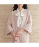 【組曲/KUMIKYOKU】の【KUMIKYOKU NAVY】コンフォータブルドレープ フレアスリーブジャケット シャンパンピンク系|ID: prp329100004891778 ipo3291000000036565137