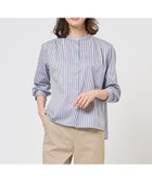 【ジェイ プレス/J.PRESS】のストライプジャガード バンドカラー カットソー ネイビーストライプ系|ID: prp329100004891970 ipo3291000000036566841