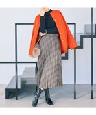 【エニー/ANY】の【新色追加/ウエストゴム】ウーリッシュプリーツスカート 人気、トレンドファッション・服の通販 founy(ファニー) ファッション Fashion レディースファッション Fashion for Women スカート Skirts プリーツスカート / 上品フェミニンスタイル Pleated Skirts スマホ Smartphone, Mobile Device フレア Flare, Flared プリーツ Pleats, Pleated A/W・秋冬 Autumn/Winter 再入荷 Restock / Back in Stock エレガント 上品 Elegant thumbnail ブラウン系チェック|ID: prp329100004891986 ipo3291000000036566960