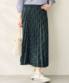 【エニー/ANY】の【新色追加/ウエストゴム】ウーリッシュプリーツスカート 人気、トレンドファッション・服の通販 founy(ファニー) ファッション Fashion レディースファッション Fashion for Women スカート Skirts プリーツスカート / 上品フェミニンスタイル Pleated Skirts スマホ Smartphone, Mobile Device フレア Flare, Flared プリーツ Pleats, Pleated A/W・秋冬 Autumn/Winter 再入荷 Restock / Back in Stock エレガント 上品 Elegant thumbnail グリーン系チェック|ID: prp329100004891986 ipo3291000000036566972