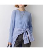 【23区/NIJYUSANKU】の【見上愛さん着用】シアーフライス レイヤード ロンTEE 人気、トレンドファッション・服の通販 founy(ファニー) ファッション Fashion レディースファッション Fashion for Women トップス・カットソー Cut & Sew Tops シャツ・ブラウス・オフィスカジュアル Elegant Blouses & Button-Ups ロングTシャツ・Tシャツ Longline T-Shirts & Tees カットソー・ベーシックTシャツ Cut-and-Sewn Tops / Stretch Tees & Basics イエロー Yellow インナー Innerwear 春 Spring カットソー Cut and Sewn Top カーディガン Cardigan, Knitwear コンパクト Compact, Small Size シアー Sheer, See-Through シンプル Simple, Minimal ジャケット Jacket, Outerwear トレンド Trend, Trending Now 長袖 Long Sleeve, Full Sleeve ベーシック Basic, Essential S/S・春夏 SS, Spring/Summer, Warm Season 夏 Summer エレガント 上品 Elegant 2026年 2026 thumbnail スカイブルー系|ID: prp329100004892004 ipo3291000000036567113