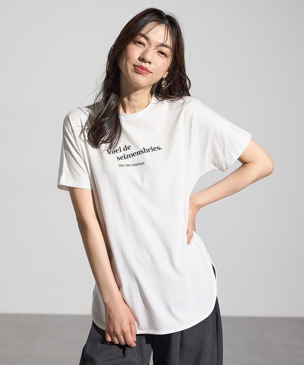 【エニー/ANY】のエニィファンクションドルマンスリーブTシャツ 人気、トレンドファッション・服の通販 founy(ファニー) ファッション Fashion レディースファッション Fashion for Women トップス・カットソー Cut & Sew Tops シャツ・ブラウス・オフィスカジュアル Elegant Blouses & Button-Ups ロングTシャツ・Tシャツ Longline T-Shirts & Tees カットソー・ベーシックTシャツ Cut-and-Sewn Tops / Stretch Tees & Basics おすすめ Recommended / Our Picks インナー Innerwear カットソー Cut and Sewn Top サロペット Overalls, Salopette プリント Print, Printed Pattern 夏 Summer 春 Spring S/S・春夏 SS, Spring/Summer, Warm Season other-1|ID: prp329100004892069 ipo3291000000036567590