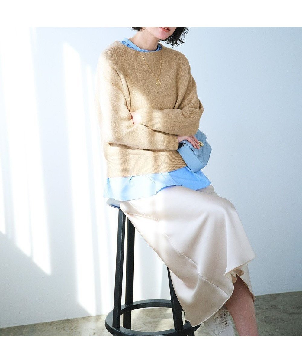 【アンフィーロ 自由区/UNFILO】の【新色・新サイズ登場!】サテン ナロースカート 人気、トレンドファッション・服の通販 founy(ファニー) 　ファッション　Fashion　レディースファッション　Fashion for Women　スカート　Skirts　サテン　Satin, Glossy Fabric　シルク　Silk, 100% Silk　スウェット / スエット　Sweatshirt, Sweatwear　ストレッチ　Stretch, Stretchy Fabric　ドレープ　Drape, Draping Fabric　リラックス　Relax, Relaxed Fit　A/W・秋冬　Autumn/Winter　 other-1|ID: prp329100004892124 ipo3291000000036568027