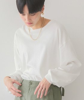【アメリカンホリック/AMERICAN HOLIC】の【WEB限定】袖ボリュームカットプルオーバー 人気、トレンドファッション・服の通販 founy(ファニー) ファッション Fashion レディースファッション Fashion for Women トップス・カットソー Cut & Sew Tops シャツ・ブラウス・オフィスカジュアル Elegant Blouses & Button-Ups ロングTシャツ・Tシャツ Longline T-Shirts & Tees カジュアルプルオーバー・ニットトップス Pullovers & Knit Tops / Casual Pullovers カットソー・ベーシックTシャツ Cut-and-Sewn Tops / Stretch Tees & Basics 春 Spring カットソー Cut and Sewn Top コンシャス Conscious, Bodycon シンプル Simple, Minimal ベーシック Basic, Essential ポケット Pocket, Pocket Detail リラックス Relax, Relaxed Fit ロング Long, Long-Length ワーク Workwear, Utility Style S/S・春夏 SS, Spring/Summer, Warm Season 夏 Summer |ID:prp329100004892228