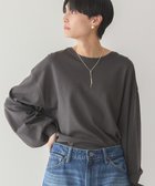 【アメリカンホリック/AMERICAN HOLIC】の【WEB限定】袖ボリュームカットプルオーバー 人気、トレンドファッション・服の通販 founy(ファニー) ファッション Fashion レディースファッション Fashion for Women トップス・カットソー Cut & Sew Tops シャツ・ブラウス・オフィスカジュアル Elegant Blouses & Button-Ups ロングTシャツ・Tシャツ Longline T-Shirts & Tees カジュアルプルオーバー・ニットトップス Pullovers & Knit Tops / Casual Pullovers カットソー・ベーシックTシャツ Cut-and-Sewn Tops / Stretch Tees & Basics 春 Spring カットソー Cut and Sewn Top コンシャス Conscious, Bodycon シンプル Simple, Minimal ベーシック Basic, Essential ポケット Pocket, Pocket Detail リラックス Relax, Relaxed Fit ロング Long, Long-Length ワーク Workwear, Utility Style S/S・春夏 SS, Spring/Summer, Warm Season 夏 Summer thumbnail Charcoal Gray|ID: prp329100004892228 ipo3291000000036568853