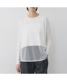 【アイシービー/iCB】のヴィスコースワイド シアーコンビプルオーバー 人気、トレンドファッション・服の通販 founy(ファニー) ファッション Fashion レディースファッション Fashion for Women トップス・カットソー Cut & Sew Tops ニット Knit Tops & Sweaters カジュアルプルオーバー・ニットトップス Pullovers & Knit Tops / Casual Pullovers インナー Innerwear 春 Spring シアー Sheer, See-Through シンプル Simple, Minimal ジャケット Jacket, Outerwear ストレッチ Stretch, Stretchy Fabric セーター Sweater, Knitwear フォルム Silhouette, Form S/S・春夏 SS, Spring/Summer, Warm Season 夏 Summer 2026年 2026 thumbnail オフホワイト|ID: prp329100004892244 ipo3291000000036568977