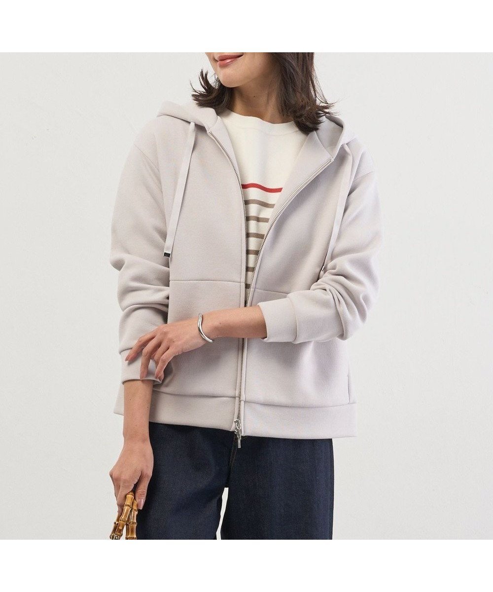 【ジェイ プレス/J.PRESS】のダンボールジャージー パーカー インテリア・キッズ・メンズ・レディースファッション・服の通販 founy(ファニー) 　ファッション　Fashion　レディースファッション　Fashion for Women　トップス・カットソー　Cut & Sew Tops　レディースパーカー・カジュアルフーディー　Casual Hoodies & Sweatshirts　パーカー　Hoodie, Parka　ベーシック　Basic, Essential　リラックス　Relax, Relaxed Fit　夏　Summer　春　Spring　S/S・春夏　SS, Spring/Summer, Warm Season　ライトグレー系|ID: prp329100004892248 ipo3291000000036569005