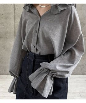 【ハッシュニュアンス/#Newans】の【LEE掲載アイテム】【前後着用可能】ビッグカラー2WAYブラウス 人気、トレンドファッション・服の通販 founy(ファニー) 雑誌掲載アイテム Magazine Picks & Fashion Features ファッション雑誌 Fashion Magazines リー LEE ファッション Fashion レディースファッション Fashion for Women トップス・カットソー Cut & Sew Tops シャツ・ブラウス・オフィスカジュアル Elegant Blouses & Button-Ups 洗える Machine Washable スリーブ Sleeve, Long Sleeve / Short Sleeve セットアップ Set-Up, Coordinated Outfit 雑誌 Magazine, Fashion Magazine なめらか Smooth, Silky Texture バランス Balance, Style Balance ビッグ Big, Oversized A/W・秋冬 Autumn/Winter エレガント 上品 Elegant |ID:prp329100004892276