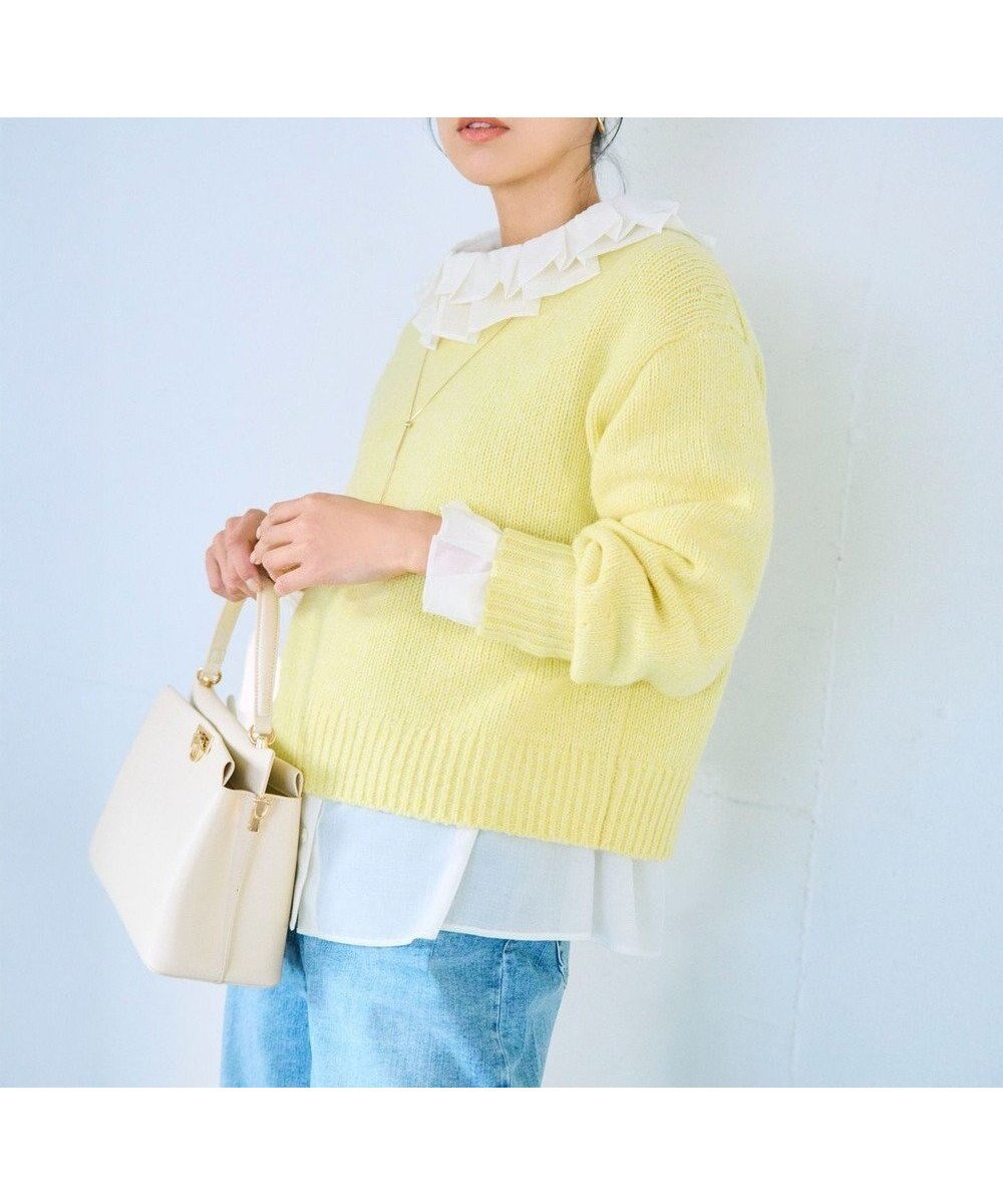 【ハッシュニュアンス/#Newans】の【LEE掲載アイテム】【前後着用可能】ビッグカラー2WAYブラウス インテリア・キッズ・メンズ・レディースファッション・服の通販 founy(ファニー) 雑誌掲載アイテム Magazine Picks & Fashion Features ファッション雑誌 Fashion Magazines リー LEE ファッション Fashion レディースファッション Fashion for Women トップス・カットソー Cut & Sew Tops シャツ・ブラウス・オフィスカジュアル Elegant Blouses & Button-Ups 洗える Machine Washable スリーブ Sleeve, Long Sleeve / Short Sleeve セットアップ Set-Up, Coordinated Outfit 雑誌 Magazine, Fashion Magazine なめらか Smooth, Silky Texture バランス Balance, Style Balance ビッグ Big, Oversized A/W・秋冬 Autumn/Winter エレガント 上品 Elegant ホワイト|ID: prp329100004892276 ipo3291000000036569252