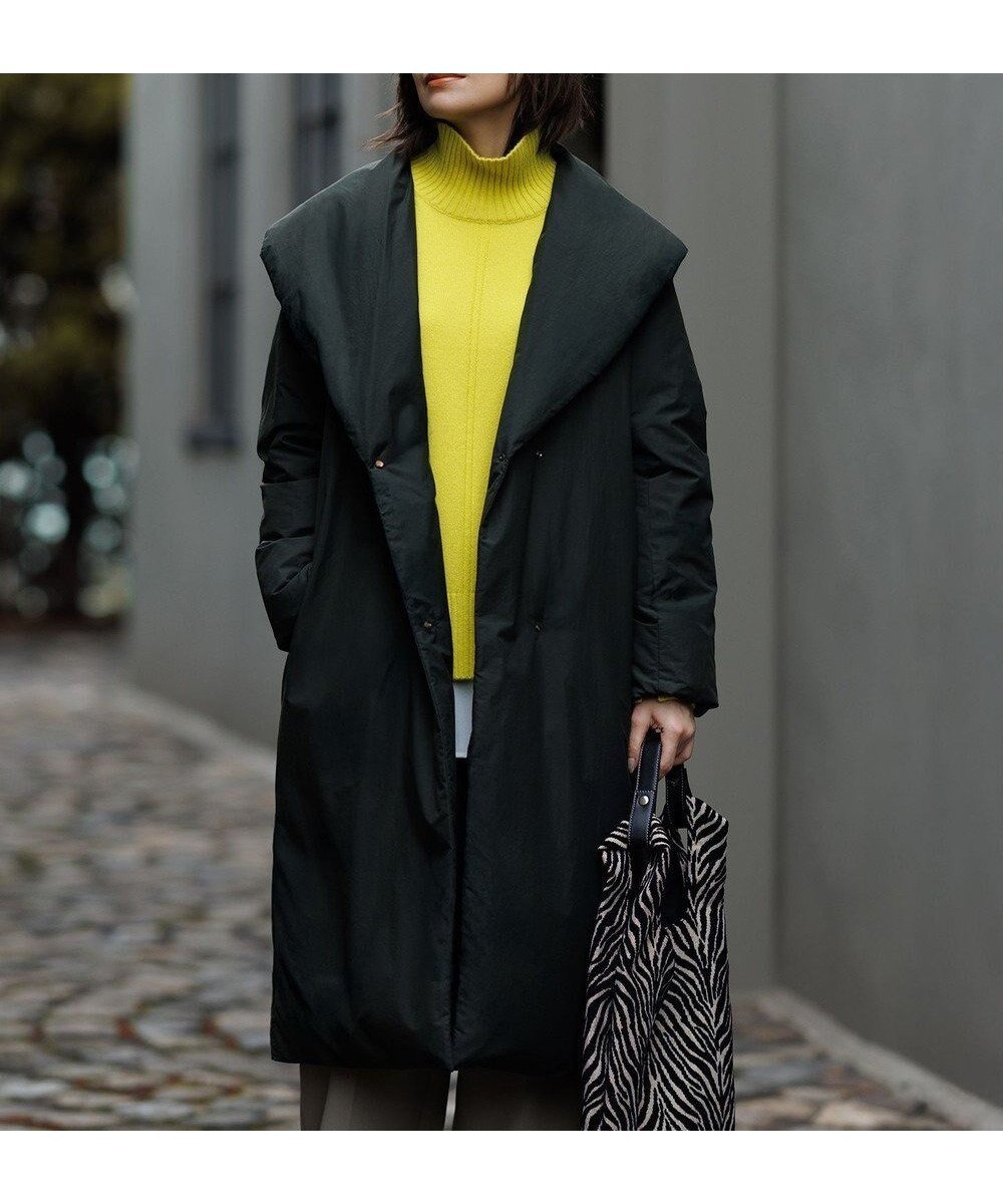 【アイシービー/iCB】の【撥水加工】ADS ダウン ショールカラーロングコート インテリア・キッズ・メンズ・レディースファッション・服の通販 founy(ファニー) 　ファッション　Fashion　レディースファッション　Fashion for Women　アウター　Coat / Outerwear Collection　コート・ロングコート・ピーコート　Long Coats, Peacoats & More　レディースジャケット・軽アウター　Jackets　コーティング　Coating, Coated Finish　ジャケット　Jacket, Outerwear　スーツ　Suit, Formalwear　タフタ　Taffeta, Structured Fabric　ダウン　Down, Puffer　ダブル　Double, Double-Breasted　バランス　Balance, Style Balance　ポケット　Pocket, Pocket Detail　防寒　Cold Protection, Winter-Ready　ロング　Long, Long-Length　A/W・秋冬　Autumn/Winter　エレガント 上品　Elegant　ビジネス 仕事 通勤　Business / Work / Commuting　2025年　2025　2025-2026秋冬・A/W　Autumn/Winter 2025–26 AW25–26　チャコールグレー系|ID: prp329100004895585 ipo3291000000036598881