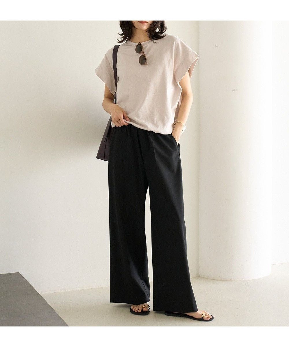 【アンフィーロ 自由区/UNFILO】の【新色追加】イージーワイドパンツ インテリア・キッズ・メンズ・レディースファッション・服の通販 founy(ファニー) 　ファッション　Fashion　レディースファッション　Fashion for Women　パンツ　Pants & Trousers　シャーリング　Shirring, Ruched　シンプル　Simple, Minimal　ストレッチ　Stretch, Stretchy Fabric　バランス　Balance, Style Balance　ビジネス 仕事 通勤　Business / Work / Commuting　ワイド　Wide, Wide Fit　夏　Summer　旅行　Travel　S/S・春夏　SS, Spring/Summer, Warm Season　A/W・秋冬　Autumn/Winter　軽量　Lightweight, Ultra Light　ブラック|ID: prp329100004898188 ipo3291000000036642520