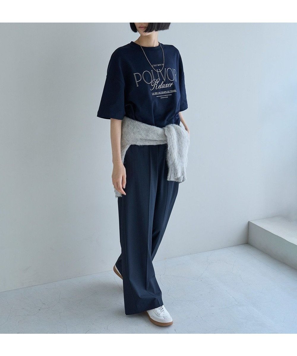 【アンフィーロ 自由区/UNFILO】の【新色追加】イージーワイドパンツ インテリア・キッズ・メンズ・レディースファッション・服の通販 founy(ファニー) 　ファッション　Fashion　レディースファッション　Fashion for Women　パンツ　Pants & Trousers　シャーリング　Shirring, Ruched　シンプル　Simple, Minimal　ストレッチ　Stretch, Stretchy Fabric　バランス　Balance, Style Balance　ビジネス 仕事 通勤　Business / Work / Commuting　ワイド　Wide, Wide Fit　夏　Summer　旅行　Travel　S/S・春夏　SS, Spring/Summer, Warm Season　A/W・秋冬　Autumn/Winter　軽量　Lightweight, Ultra Light　ネイビーストライプ|ID: prp329100004898188 ipo3291000000036642523
