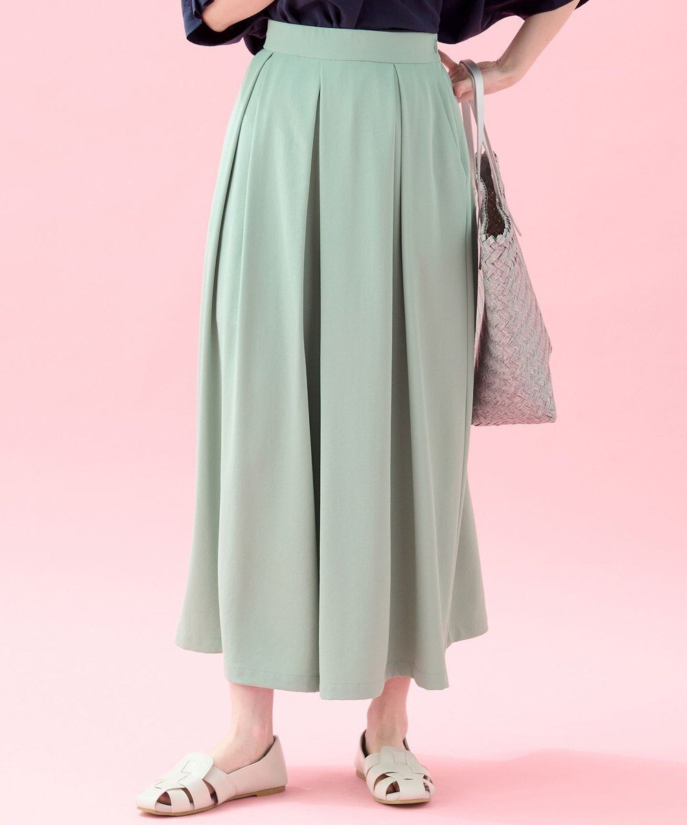 【エニー/ANY】のさらさらDRYスカーチョ インテリア・キッズ・メンズ・レディースファッション・服の通販 founy(ファニー) 　ファッション　Fashion　レディースファッション　Fashion for Women　パンツ　Pants & Trousers　おすすめ　Recommended / Our Picks　サンダル　Sandals, Summer Shoes　スカーチョ　Skacho, Skirt-Pants　スニーカー　Sneakers, Trainers　セットアップ　Set-Up, Coordinated Outfit　エレガント 上品　Elegant　吸水　Absorbent, Quick-Dry　夏　Summer　春　Spring　S/S・春夏　SS, Spring/Summer, Warm Season　洗える　Machine Washable　ライトグリーン|ID: prp329100004898190 ipo3291000000036642548