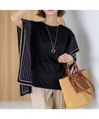 【23区/NIJYUSANKU】の【汗じみ防止加工】スカーフプリントコンビ フレンチスリーブ カットソー 人気、トレンドファッション・服の通販 founy(ファニー) ファッション Fashion レディースファッション Fashion for Women トップス・カットソー Cut & Sew Tops シャツ・ブラウス・オフィスカジュアル Elegant Blouses & Button-Ups ロングTシャツ・Tシャツ Longline T-Shirts & Tees カットソー・ベーシックTシャツ Cut-and-Sewn Tops / Stretch Tees & Basics 秋 Autumn カットソー Cut and Sewn Top コンビ Combo, Combination Style シンプル Simple, Minimal スカーフ Scarf, Neckwear スリーブ Sleeve, Long Sleeve / Short Sleeve チュニック Tunic, Long Top フレンチ French, French Style プリント Print, Printed Pattern ボトム Bottoms, Lower Wear A/W・秋冬 Autumn/Winter エレガント 上品 Elegant 2025年 2025 2025-2026秋冬・A/W Autumn/Winter 2025–26 AW25–26 thumbnail ブラック×ベージュ|ID: prp329100004898192 ipo3291000000036642567