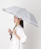 【ムーンバット/MOONBAT】の【遮光/晴雨兼用日傘】POLO RALPH LAUREN(ポロ ラルフローレン) ストライプフリル 折りたたみ傘 楽折 遮熱 UV 人気、トレンドファッション・服の通販 founy(ファニー) ファッション Fashion レディースファッション Fashion for Women レイングッズ・傘・晴雨兼用傘 Umbrellas & Rain Gear アイビー Ivy Pattern ウッド Wooden Design 傘 Umbrella, Parasol ストライプ Stripe, Striped Pattern ニューヨーク New York, NYC Style フリル Frill, Ruffle 日傘 Parasol, UV Umbrella メタル Metal, Metal Parts おすすめ Recommended / Our Picks thumbnail ディープブルー|ID: prp329100004898193 ipo3291000000036642595