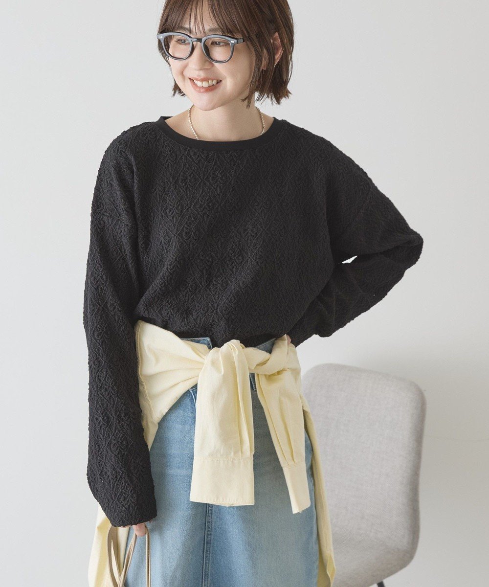 【アメリカンホリック/AMERICAN HOLIC】の総レースプルオーバー インテリア・キッズ・メンズ・レディースファッション・服の通販 founy(ファニー) 　ファッション　Fashion　レディースファッション　Fashion for Women　トップス・カットソー　Cut & Sew Tops　シャツ・ブラウス・オフィスカジュアル　Elegant Blouses & Button-Ups　ロングTシャツ・Tシャツ　Longline T-Shirts & Tees　カジュアルプルオーバー・ニットトップス　Pullovers & Knit Tops / Casual Pullovers　カットソー・ベーシックTシャツ　Cut-and-Sewn Tops / Stretch Tees & Basics　おすすめ　Recommended / Our Picks　インナー　Innerwear　カットソー　Cut and Sewn Top　カーディガン　Cardigan, Knitwear　シンプル　Simple, Minimal　ジャケット　Jacket, Outerwear　デニム　Denim, Jeans Material　ボトム　Bottoms, Lower Wear　ポケット　Pocket, Pocket Detail　レース　Lace, Lace Fabric　ロング　Long, Long-Length　ワイド　Wide, Wide Fit　エレガント 上品　Elegant　夏　Summer　春　Spring　S/S・春夏　SS, Spring/Summer, Warm Season　Black|ID: prp329100004898194 ipo3291000000036642635