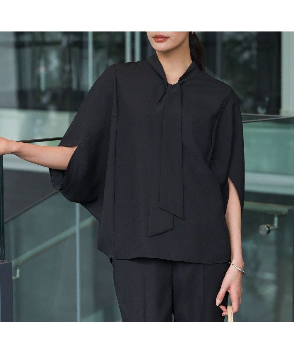 【アイシービー/iCB】のFluidBackSatin ドルマンスリーブボウタイブラウス 人気、トレンドファッション・服の通販 founy(ファニー) ファッション Fashion レディースファッション Fashion for Women トップス・カットソー Cut & Sew Tops シャツ・ブラウス・オフィスカジュアル Elegant Blouses & Button-Ups エレガント 上品 Elegant 春 Spring サテン Satin, Glossy Fabric シンプル Simple, Minimal セットアップ Set-Up, Coordinated Outfit なめらか Smooth, Silky Texture ワイド Wide, Wide Fit S/S・春夏 SS, Spring/Summer, Warm Season おすすめ Recommended / Our Picks 夏 Summer 2026年 2026 other-1|ID: prp329100004898236 ipo3291000000036643067