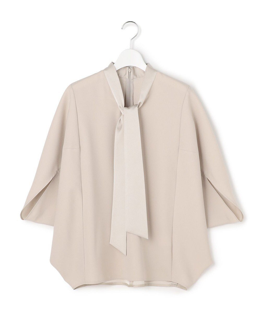 【アイシービー/iCB】のFluidBackSatin ドルマンスリーブボウタイブラウス インテリア・キッズ・メンズ・レディースファッション・服の通販 founy(ファニー) ファッション Fashion レディースファッション Fashion for Women トップス・カットソー Cut & Sew Tops シャツ・ブラウス・オフィスカジュアル Elegant Blouses & Button-Ups エレガント 上品 Elegant 春 Spring サテン Satin, Glossy Fabric シンプル Simple, Minimal セットアップ Set-Up, Coordinated Outfit なめらか Smooth, Silky Texture ワイド Wide, Wide Fit S/S・春夏 SS, Spring/Summer, Warm Season おすすめ Recommended / Our Picks 夏 Summer 2026年 2026 トープ|ID: prp329100004898236 ipo3291000000036643073