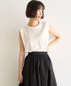 【アンフィーロ 自由区/UNFILO】のドライタッチフライス ノースリーブT 人気、トレンドファッション・服の通販 founy(ファニー) ファッション Fashion レディースファッション Fashion for Women トップス・カットソー Cut & Sew Tops キャミソール&ノースリーブ Camisoles & Sleeveless Tops シャツ・ブラウス・オフィスカジュアル Elegant Blouses & Button-Ups ロングTシャツ・Tシャツ Longline T-Shirts & Tees カットソー・ベーシックTシャツ Cut-and-Sewn Tops / Stretch Tees & Basics インナー Innerwear 春 Spring カットソー Cut and Sewn Top ストレッチ Stretch, Stretchy Fabric ダブル Double, Double-Breasted ノースリーブ Sleeveless, No-Sleeve ボトム Bottoms, Lower Wear S/S・春夏 SS, Spring/Summer, Warm Season 夏 Summer thumbnail オフ|ID: prp329100004898239 ipo3291000000036643093