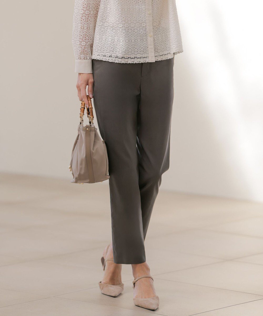 【ジェイ プレス/J.PRESS】の【WEB限定カラーあり・人気素材・セットアップ対応】セルロースリネンストレッチ テーパード パンツ インテリア・キッズ・メンズ・レディースファッション・服の通販 founy(ファニー) 　ファッション　Fashion　レディースファッション　Fashion for Women　セットアップ　Matching Sets　レディースパンツ・ボトムス　Pants & Trousers / Bottoms　春　Spring　ジャケット　Jacket, Outerwear　スウェット / スエット　Sweatshirt, Sweatwear　スタイリッシュ　Stylish, Fashionable　ストレッチ　Stretch, Stretchy Fabric　セットアップ　Set-Up, Coordinated Outfit　テーパード　Tapered, Tapered Pants　人気　Popular, Best Seller　S/S・春夏　SS, Spring/Summer, Warm Season　夏　Summer　ビジネス 仕事 通勤　Business / Work / Commuting　スレート系|ID: prp329100004898247 ipo3291000000036643146