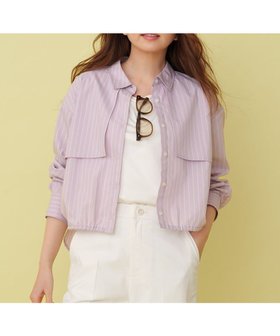 【エニィ スィス/any SiS】のクロップドヨークハオリ シャツ 人気、トレンドファッション・服の通販 founy(ファニー) ファッション Fashion レディースファッション Fashion for Women トップス・カットソー Cut & Sew Tops シャツ・ブラウス・オフィスカジュアル Elegant Blouses & Button-Ups インナー Innerwear 春 Spring ギャザー Gathered, Ruffled サテン Satin, Glossy Fabric ストライプ Stripe, Striped Pattern ストレッチ Stretch, Stretchy Fabric タンク Tank Top, Sleeveless Top トレンド Trend, Trending Now バランス Balance, Style Balance バルーン Balloon, Balloon Silhouette ヨーク Yoke, Yoke Design S/S・春夏 SS, Spring/Summer, Warm Season おすすめ Recommended / Our Picks 夏 Summer 新作・新入荷 New Arrivals / New In ビジネス 仕事 通勤 Business / Work / Commuting |ID:prp329100004898258