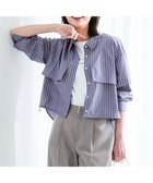 【エニィ スィス/any SiS】のクロップドヨークハオリ シャツ 人気、トレンドファッション・服の通販 founy(ファニー) ファッション Fashion レディースファッション Fashion for Women トップス・カットソー Cut & Sew Tops シャツ・ブラウス・オフィスカジュアル Elegant Blouses & Button-Ups インナー Innerwear 春 Spring ギャザー Gathered, Ruffled サテン Satin, Glossy Fabric ストライプ Stripe, Striped Pattern ストレッチ Stretch, Stretchy Fabric タンク Tank Top, Sleeveless Top トレンド Trend, Trending Now バランス Balance, Style Balance バルーン Balloon, Balloon Silhouette ヨーク Yoke, Yoke Design S/S・春夏 SS, Spring/Summer, Warm Season おすすめ Recommended / Our Picks 夏 Summer 新作・新入荷 New Arrivals / New In ビジネス 仕事 通勤 Business / Work / Commuting thumbnail ライトブルーストライプ|ID: prp329100004898258 ipo3291000000036643228