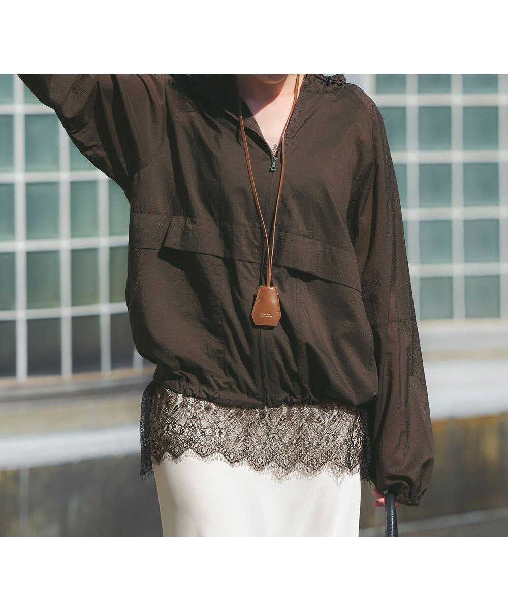 【23区/NIJYUSANKU】の【SLOW/一部店舗限定】ナイロン パーカー ブルゾン 人気、トレンドファッション・服の通販 founy(ファニー) 　ファッション　Fashion　レディースファッション　Fashion for Women　アウター　Coat / Outerwear Collection　レディースジャケット・軽アウター　Jackets　ブルゾンジャケット・スポーティアウター　Blouson Jackets　エアリー　Airy Texture　春　Spring　軽量　Lightweight, Ultra Light　ジャケット　Jacket, Outerwear　デニム　Denim, Jeans Material　パーカー　Hoodie, Parka　フェミニン　Feminine, Girly　ブルゾン　Blouson, Bomber Jacket　ミックス　Mix, Mixed Style　ワッシャー　Washer, Crinkled Finish　S/S・春夏　SS, Spring/Summer, Warm Season　おすすめ　Recommended / Our Picks　夏　Summer　旅行　Travel　2026年　2026　 other-1|ID: prp329100004898284 ipo3291000000036658380