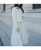 【トッカ/TOCCA】の【宮本茉由さん着用】PROMISE RIBBON ROSETTE ドレス 人気、トレンドファッション・服の通販 founy(ファニー) ファッションモデル・俳優・女優 Models 女性 Women 宮本茉由 MIyamoto Mayu ファッション Fashion レディースファッション Fashion for Women ワンピース Dresses フォーマル・パーティードレス・結婚式用ドレス Elegant & Casual Dresses イエロー Yellow カーディガン Cardigan, Knitwear ギャザー Gathered, Ruffled ジャケット Jacket, Outerwear ジョーゼット Georgette, Semi-Sheer Fabric ドレス Dress, One-Piece 定番 Standard, Basic Item なめらか Smooth, Silky Texture フィット Fit, Slim Fit フレア Flare, Flared リボン Ribbon, Bow A/W・秋冬 Autumn/Winter S/S・春夏 SS, Spring/Summer, Warm Season 夏 Summer エレガント 上品 Elegant セレモニー Ceremony thumbnail ライトグリーン系|ID: prp329100004898285 ipo3291000000036643447