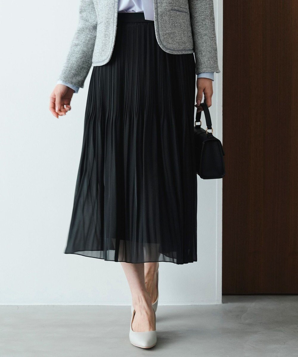 【エニィ スィス/any SiS】のシャイニープリーツ スカート インテリア・キッズ・メンズ・レディースファッション・服の通販 founy(ファニー) ファッション Fashion レディースファッション Fashion for Women スカート Skirts プリーツスカート / 上品フェミニンスタイル Pleated Skirts おすすめ Recommended / Our Picks ウォッシャブル Machine Washable シフォン Chiffon, Lightweight Fabric シンプル Simple, Minimal ジャケット Jacket, Outerwear ストッキング Stockings, Sheer Tights ツイード Twill, Twill Weave ブライト Bright, Shiny プリーツ Pleats, Pleated エレガント 上品 Elegant 夏 Summer 新作・新入荷 New Arrivals / New In 春 Spring S/S・春夏 SS, Spring/Summer, Warm Season ブラック|ID: prp329100004899421 ipo3291000000036656753