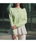 【23区/NIJYUSANKU】の【滝沢眞規子さん着用/Oggi掲載】コットンカシミヤ ポケット カーディガン ライトグリーン系|ID: prp329100004899438 ipo3291000000036656883