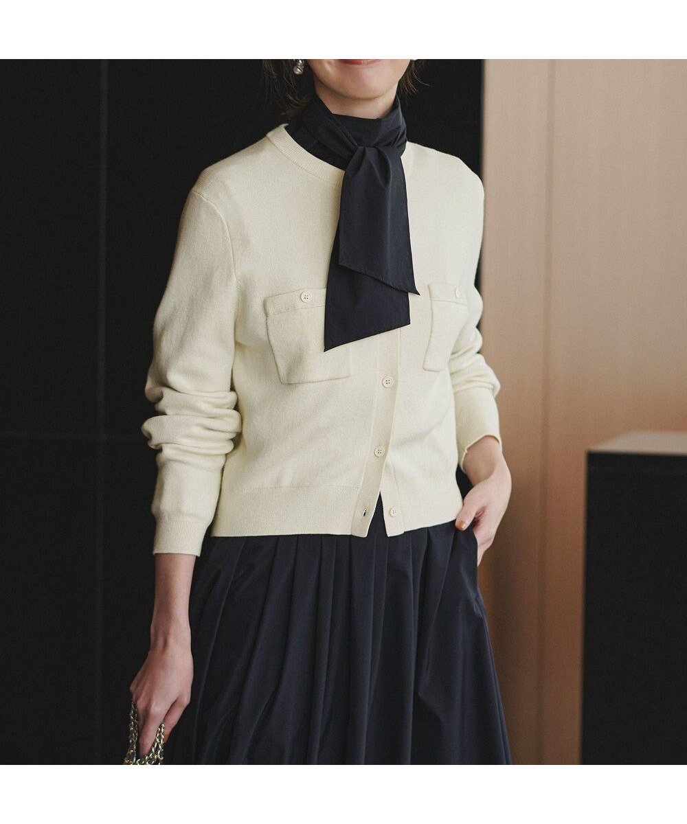 【23区/NIJYUSANKU】の【滝沢眞規子さん着用/Oggi掲載】コットンカシミヤ ポケット カーディガン インテリア・キッズ・メンズ・レディースファッション・服の通販 founy(ファニー) 雑誌掲載アイテム Magazine Picks & Fashion Features ファッション雑誌 Fashion Magazines オッジ Oggi ファッションモデル・俳優・女優 Models 女性 Women 滝沢眞規子 Takizawa Makiko ファッション Fashion レディースファッション Fashion for Women トップス・カットソー Cut & Sew Tops カーディガン・羽織り Layered Style Cardigans イエロー Yellow 春 Spring カーディガン Cardigan, Knitwear 雑誌 Magazine, Fashion Magazine デニム Denim, Jeans Material 2月号 February Issue, Feb. Edition なめらか Smooth, Silky Texture ポケット Pocket, Pocket Detail ワイド Wide, Wide Fit S/S・春夏 SS, Spring/Summer, Warm Season 夏 Summer エレガント 上品 Elegant アイボリー系|ID: prp329100004899438 ipo3291000000036656892