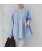 【アンフィーロ 自由区/UNFILO】の【セレモニー】バンドカラー タックブラウス 人気、トレンドファッション・服の通販 founy(ファニー) ファッション Fashion レディースファッション Fashion for Women トップス・カットソー Cut & Sew Tops シャツ・ブラウス・オフィスカジュアル Elegant Blouses & Button-Ups 春 Spring カフス Cuff Design 抗菌 Antibacterial, Bacteria-Resistant ドレープ Drape, Draping Fabric バランス Balance, Style Balance リラックス Relax, Relaxed Fit 楽ちん Easy Fit, Comfortable S/S・春夏 SS, Spring/Summer, Warm Season 夏 Summer セレモニー Ceremony thumbnail ブルーストライプ|ID: prp329100004899475 ipo3291000000036657162